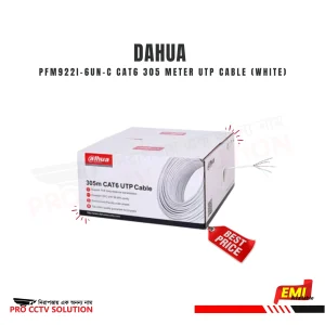 DH-PFM9221-6UN-C 305M UTPCAT6 CABLE (WHITE)