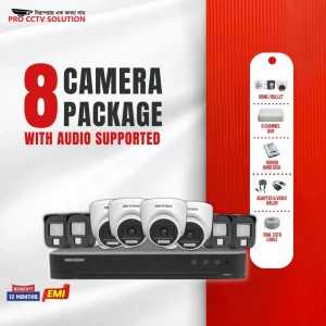 Hikvision Camera with Audio: Ultimate Security 8 Camera Package
