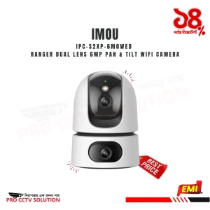 Imou IPC-S2XP-6M0WED Ranger Dual Lens 6MP Pan & Tilt WiFi Camera